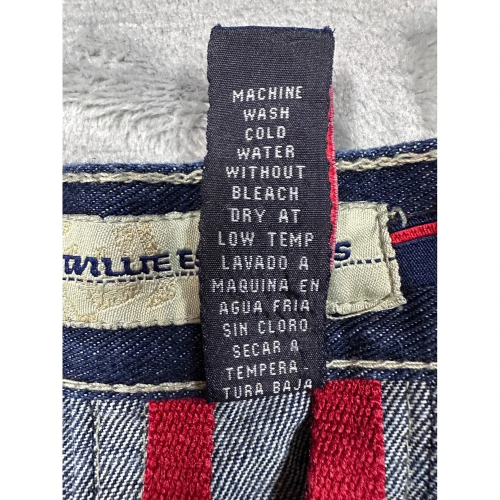 Willie‎ Esco Duns Vintage 90s Baggy Carpenter Jeans Dark Wash Indigo Mens 36x31
